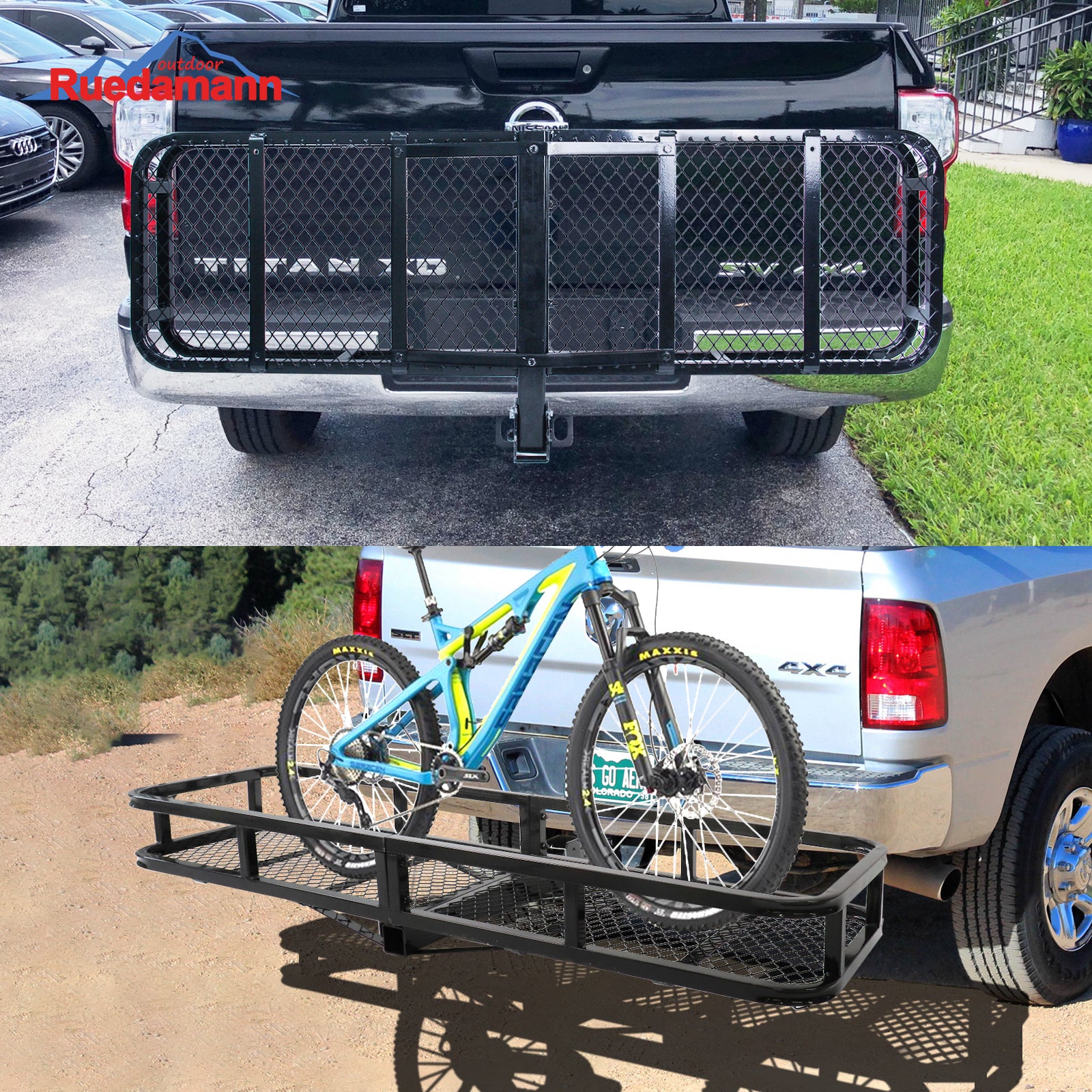 Basket cargo carrier 2024 with bike rack