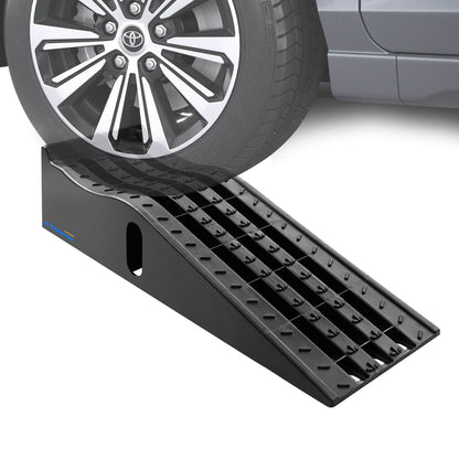 Ruedamann® 6.7" Lift  Plastic Car Service Ramps with a Bearing Capacity of 3 Tons 2PCS