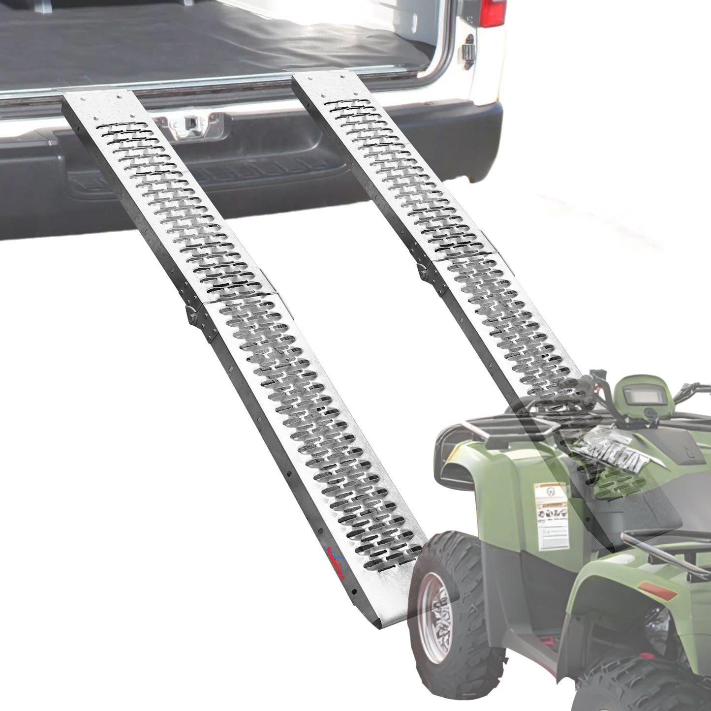 Ruedamann® 67" x 8.7" Steel Loading Ramps Kit for DIY Install 1 Pair